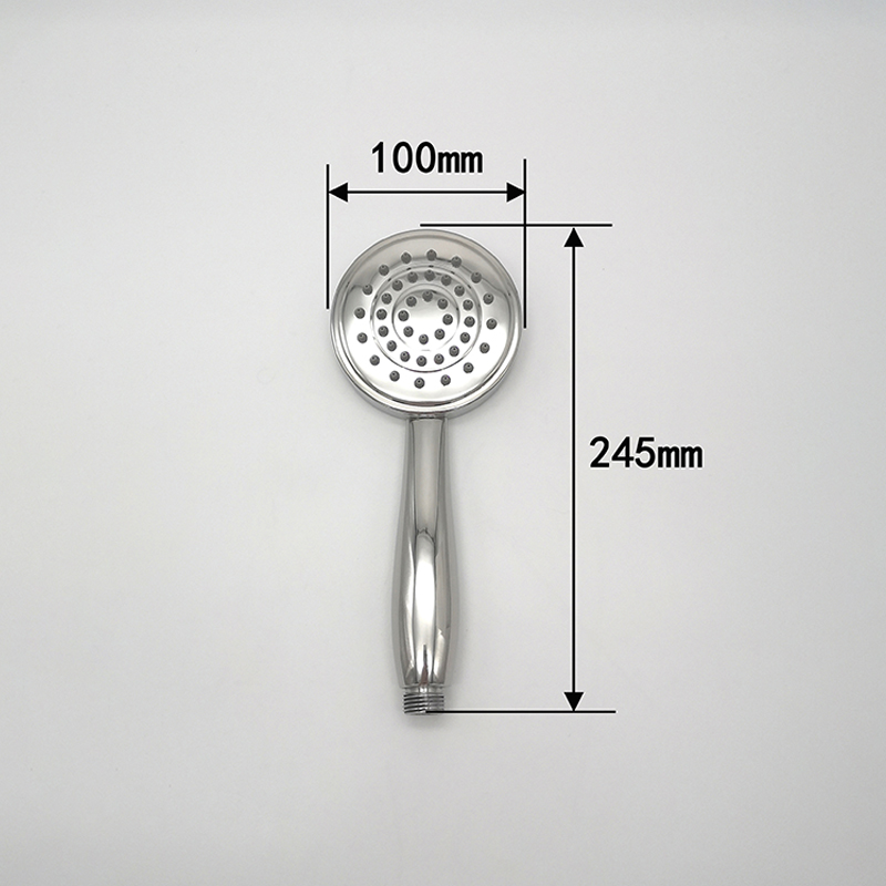 Pressurized shower handheld silver shower head 6610