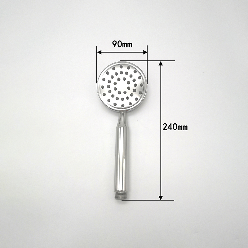 Silver glossy shower head set 6604