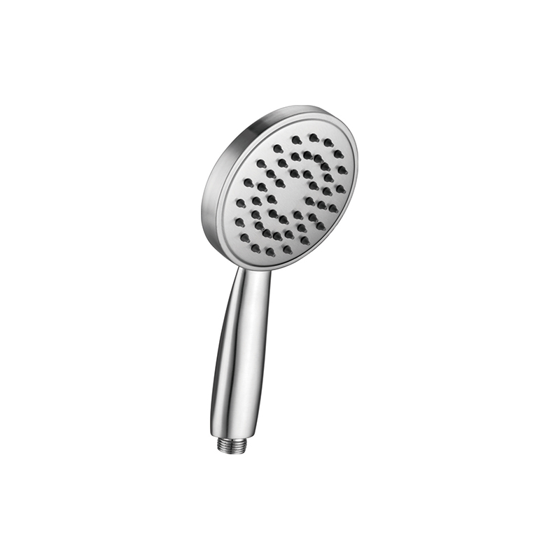 Simple silver hand spray brushed shower 6612