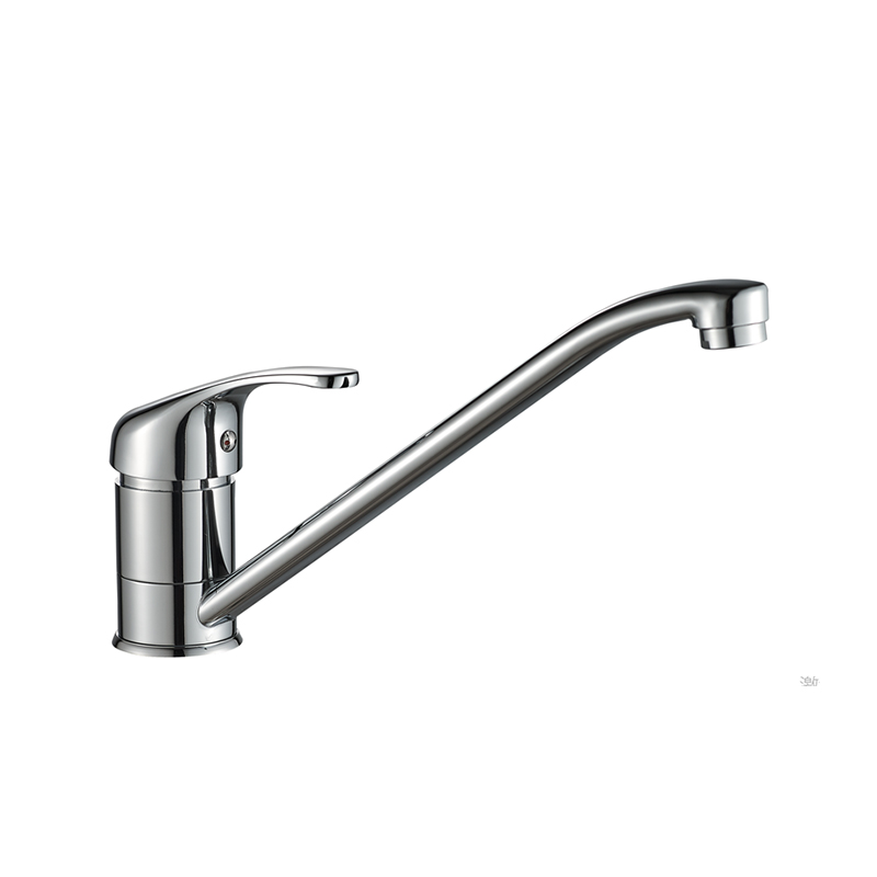 Main body ordinary electroplating long straight pipe water outlet faucet