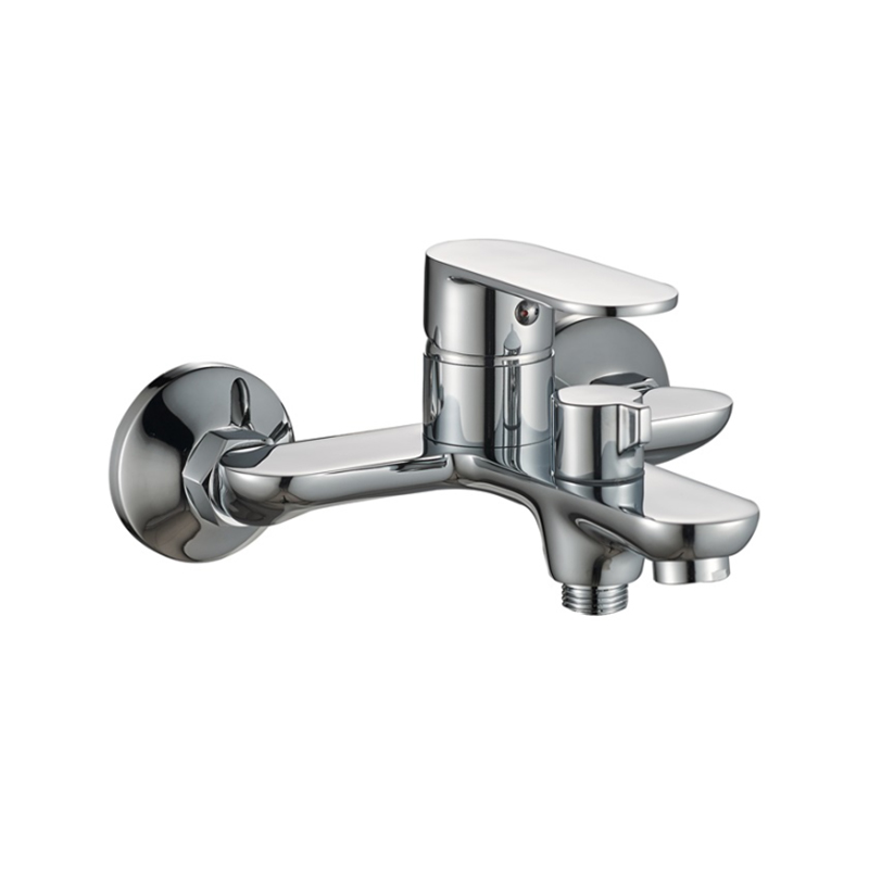 Main body high standard electroplating/45g nickel-plated bent feet/single function shower interface faucet