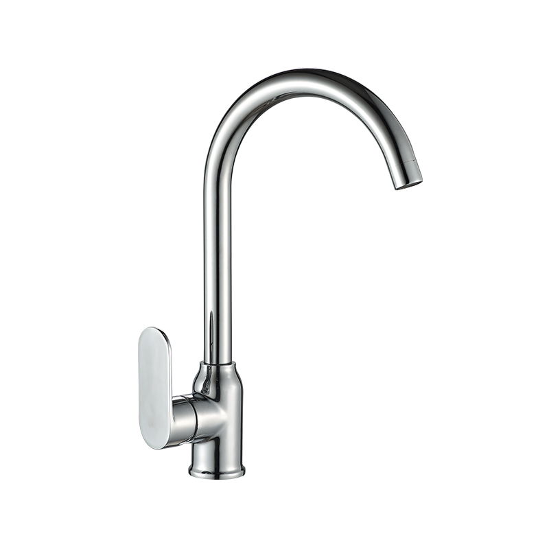 Long stainless steel elbow water pipe electroplating main body faucet