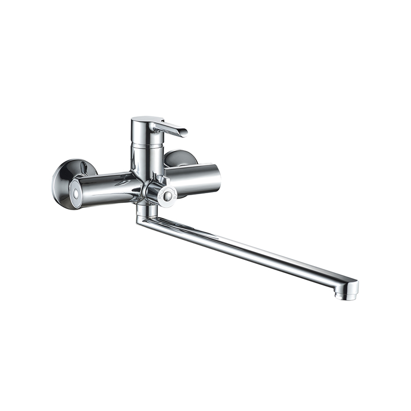 35# single seal valve core zinc alloy body35cm stainless steel straight pipe faucet-MD2268