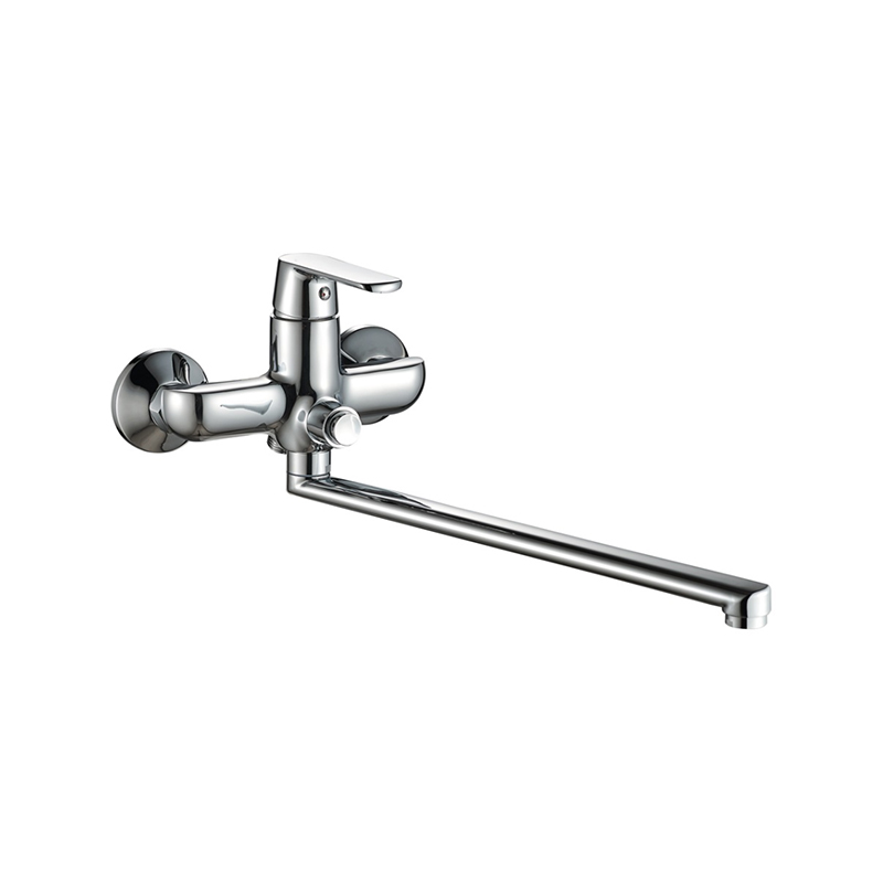 Single function shower / 35CM straight pipe / plastic button water diversion valve core stainless steel faucet