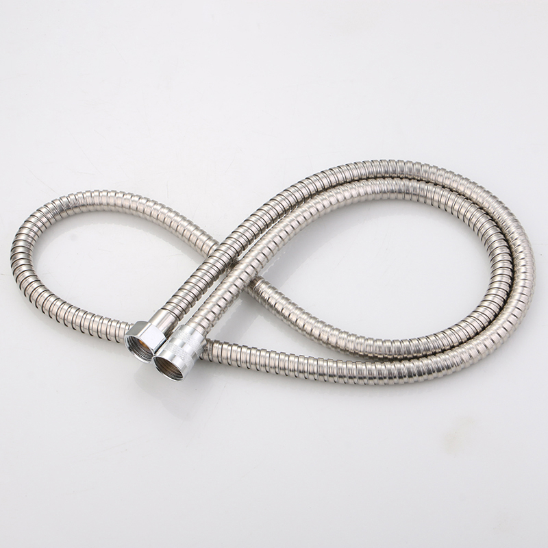 Bathroom small double buckle shower pipe